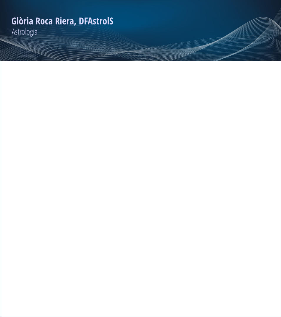 Glria Roca Riera, DFAstrolS  Astrologia